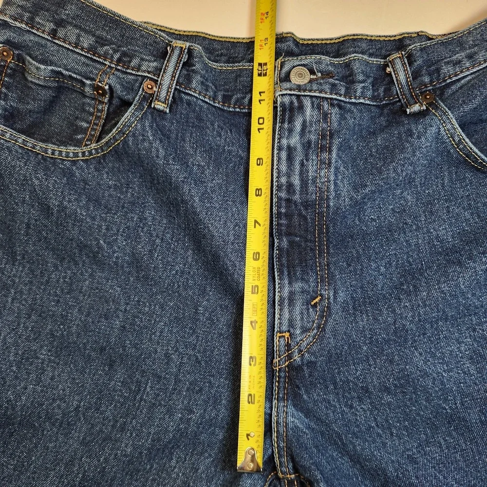 Levi's 517 Boot Cut Jeans Men's 38x32 Blue Made In Mexico 2015 Cotton